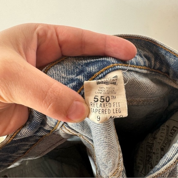 Levi’s Women’s 550 Tapered Leg Jeans Size 9 - Picture 5 of 5